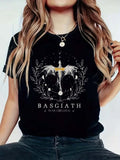 Basgiath War College T Shirt Aesthetic Fourth Wing Shirt