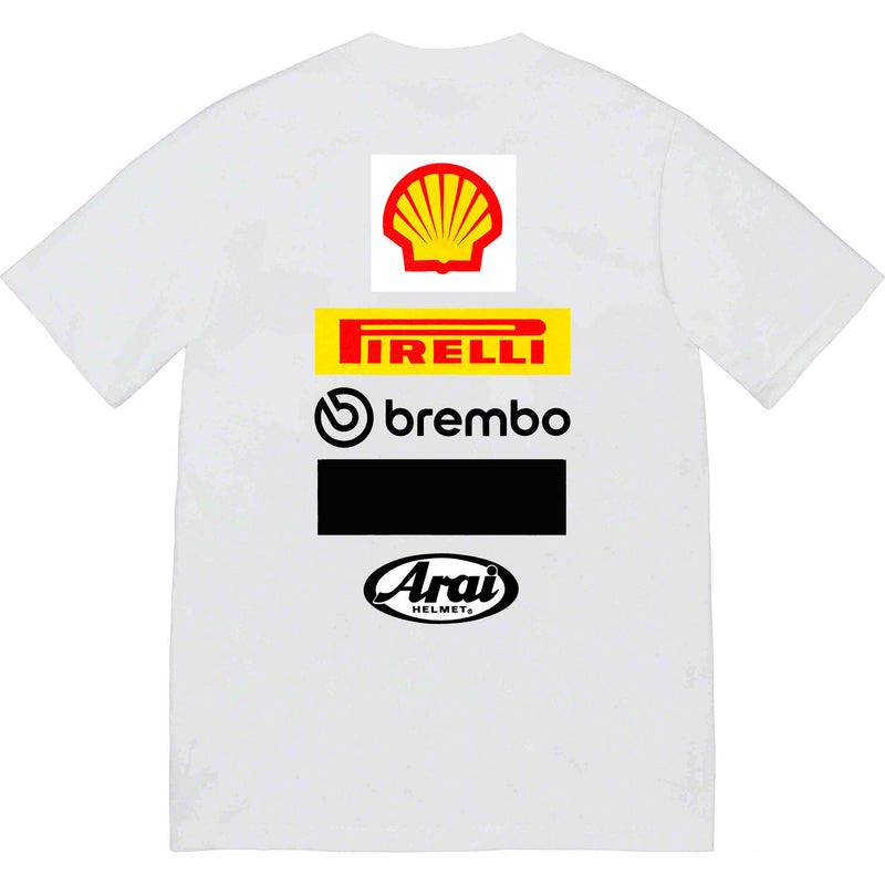 Mens T-shirts 24SS Ducati Logo Tee Ducati Printed Short Sleeve T-Shirt