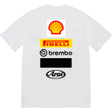 Mens T-shirts 24SS Ducati Logo Tee Ducati Printed Short Sleeve T-Shirt