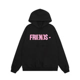 Vlone Hoodie autumn and winter pink big V letter pullover