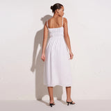 Robe Bridgerton Linen Sexy Suspenders Dress