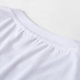 White Tee But Daddy I Love Him Graphic Top 90s Harajuku Grun