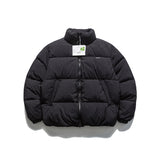 Unisex Winter Cotton Coat Stand-up Collar down Jacket Vintage down Jacket