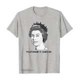 Inspired by Queen's Platinum Jubilee 2022 Elizabeth 70 Years T-shirt Figure Short Sleeve T-shirt