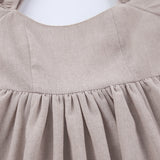 Women Dress Spring/Summer Square Collar Puff Sleeve Dress Women's Casual Short Skirt