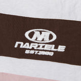 Women Jacket Striped Color Stitching Stand-Collar Jacket Autumn Casual Loose Jacket