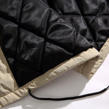 Unisex Winter Cotton Coat Three-Dimensional Pocket Decoration Loose Cotton Coat Vintage Corduroy Lapel Cotton-Padded Jacket