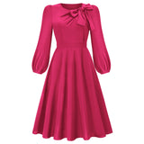 Women Date Dress Fall/Winter Dress Leisure Long Sleeve Dress