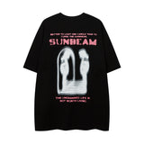 Men T Shirt Graffiti Men's Couple Short-Sleeved T-shirt Men's and Women's Oversize