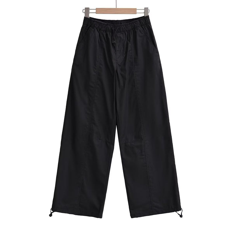 Women Sweatpants Elastic Waist Thin Long Pants Jazz Pants Casual Pants