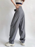 Women Sweatpants Autumn Wide Leg Pants Baggy Straight Trousers