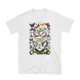 Vintage Boho Butterfly Print Top Aesthetic Botanical