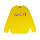Amiri Long Sleeve Shirt Fashion Brand Long Sleeve Long-Sleeved T-shirt Blouse