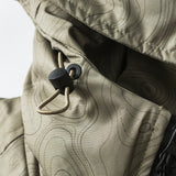 Unisex Winter Cotton Coat Decorative Hooded down Jacket Vintage Outdoor Waterproof down Jacket