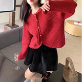 Women Knitwear Sweater Coat Knitted Cardigan