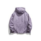 Unisex Jacket Autumn Retro Hooded Jacket for Men and Women Loose Casual Jacket