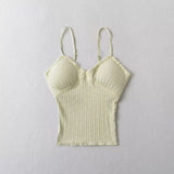 Women Tops Summer Lace Top Backless Short Sling