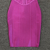 Women Evening Dress Sexy V-neck Mesh Camisole Sheath Bandage One-Piece Dress