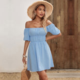 Women Dress Leisure Vacation Pastoral Style Skirt