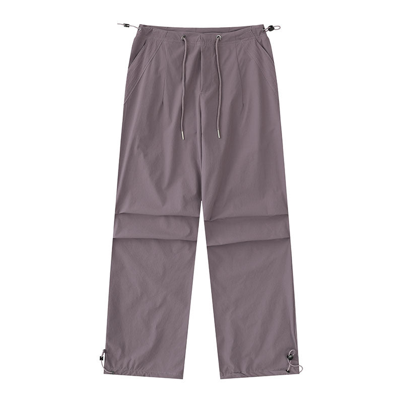 Women Sweatpants Retro Overalls Men and Women Loose Wide-Leg Casual Pants