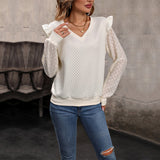 Women Knitted Sweater Autumn Long Sleeve Knitted Top