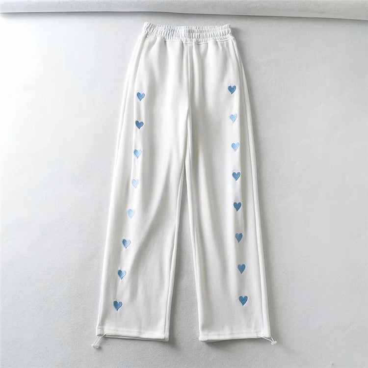 Women Sweatpants Spring Loose Casual Straight-Leg Sweatpants