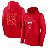 MLB Hoodie WBC Japan Shohei Otani 1 sweater baseball jersey hoodie (Part 3)