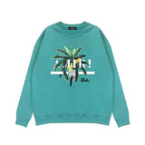 Amiri Long Sleeved Shirt Fashion Brand Crew Sweatshirts round Neck Sweater