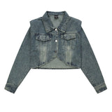 Women Jacket Short Denim Clothes Jacket Denim Jacket