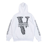 Vlone Hoodie autumn and winter skeleton arm pattern