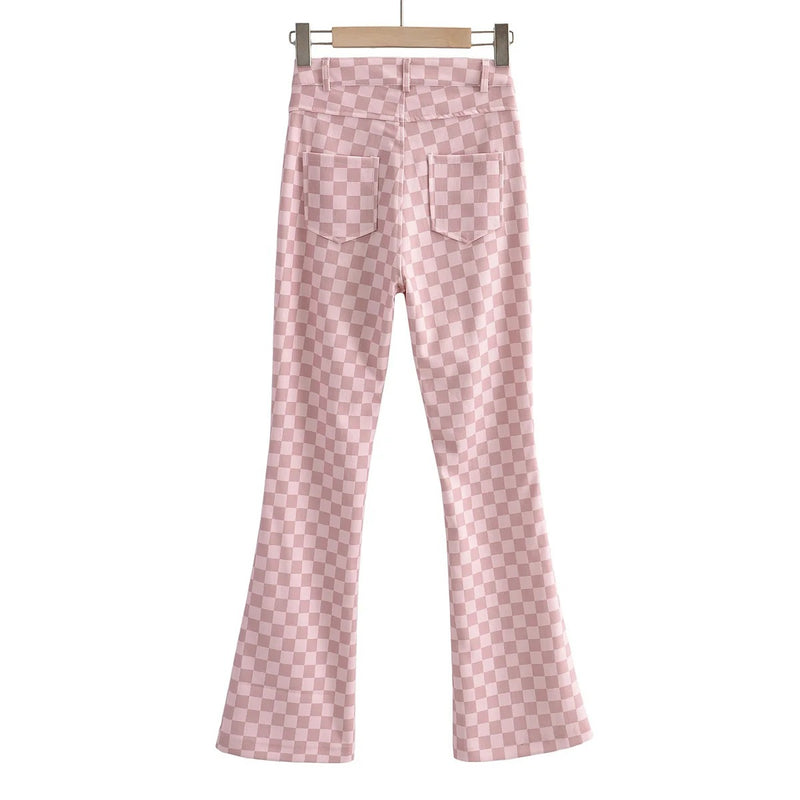 Women Sweatpants Bell-Bottom Pants Slim Fit Casual Pants