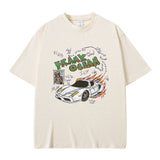 Rapper Frank Anime Cartoon Style Tshirt Short Sleeve Men