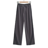 Women Sweatpants Spring and Autumn Wide Leg Loose Straight Sweatpants