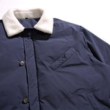 Unisex Winter Cotton Coat Lambswool Lapel Cotton-Padded Coat Vintage Loose and Warm Cotton-Padded Jacket