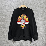 Amiri Long Sleeve Shirt Crew Sweatshirts Crew Neck Sweater