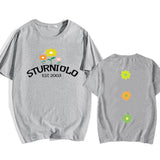 Sturniolo Triplets Flowers Print T-shirt Mens Short Sleeve