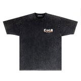 Amiri T-shirt Washed and Worn Retro Short Sleeve T-shirt