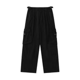 Men Sweatpants Three-Dimensional Multi-Pocket Straight Cargo Pants Men's Casual Sports Trousers