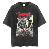 Men Streetwear Vintage Black Tshirt Harajuku Japanese Anime