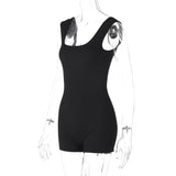 Women Jumpsuit Summer Sexy Backless Spaghetti Straps Jumpsuit (Hawthaw0412)