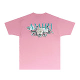 Amiri T Shirts Fashion Brand T Shirt Short Sleeve T-shirt Blouse