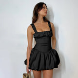 Women Dresses Spring Slip Dress Tulle Tutu Dress (Csm202403)