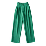 Women Sweatpants Suit Pants Loose Wide-Leg Straight Pants Casual Pants