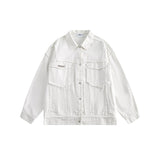 Unisex Jacket Vintage Casual Jacket Spring and Autumn Coat