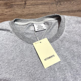 Vetements Sweater Autumn Reflective Letters Loose Long Sleeve Sweatershirt