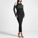 Women Dresses Spring Slim-Fitting Dress Knitted Dress (Qymy0409)