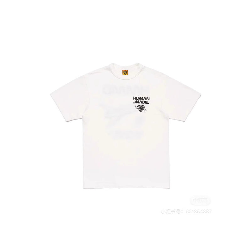 Men T-shirts Slub Cotton Loose Short Sleeves
