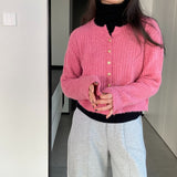 Women Cardigan Sweater Spring Cardigan Wool Slim Fit Sweater Y924