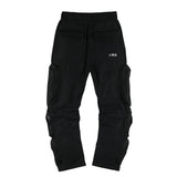 Men Sweatpants Functional Zipper Multi-Pocket Cargo Pants