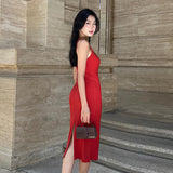 Women Dresses Summer Long Dress Suspenders Dress